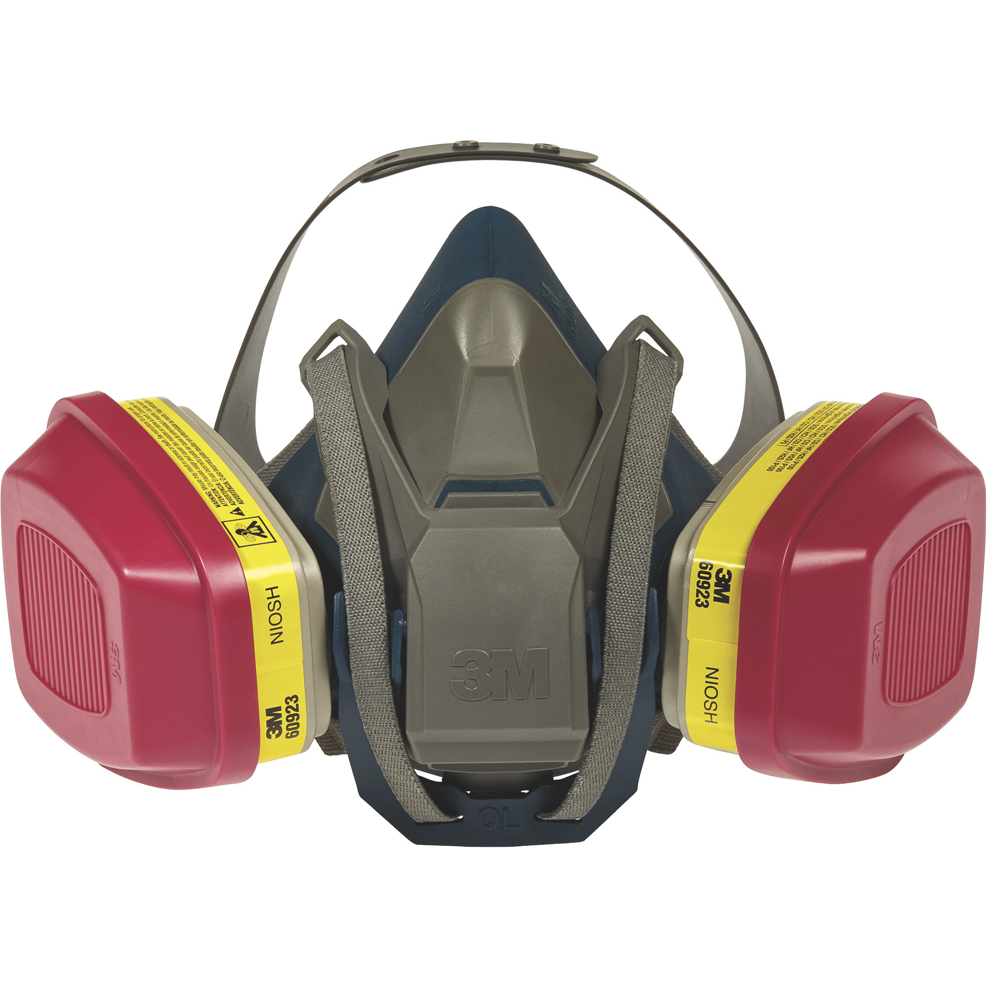 3M Professional Multi-Purpose Respirator with Quick Latch, 5in.L x 10in.W x 9.6in.H., Model# 65023QLHA1C-PS